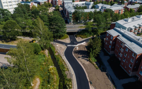 Leppävaaranraitin asfaltoineja