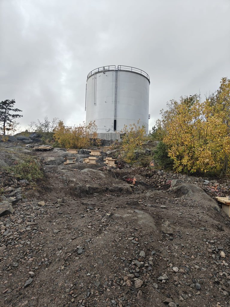 Kruunuvuoren öljysäiliön kunnostus