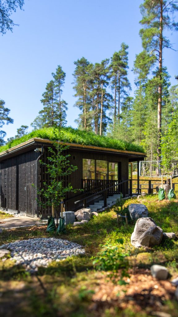 Kuusijärven savusauna metsässä